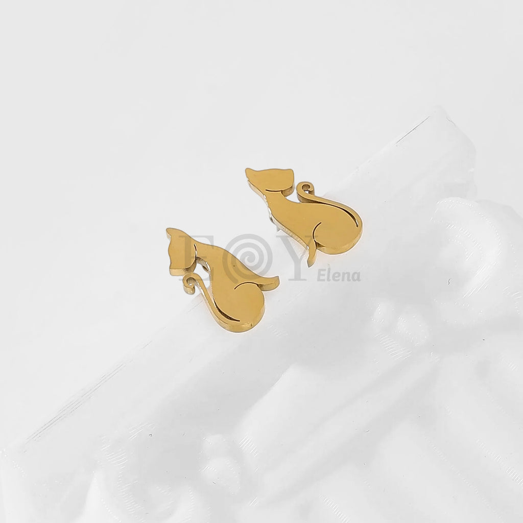 Pendientes gato alargado