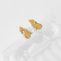 Pendientes gato alargado