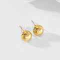 Pendientes bola redonda