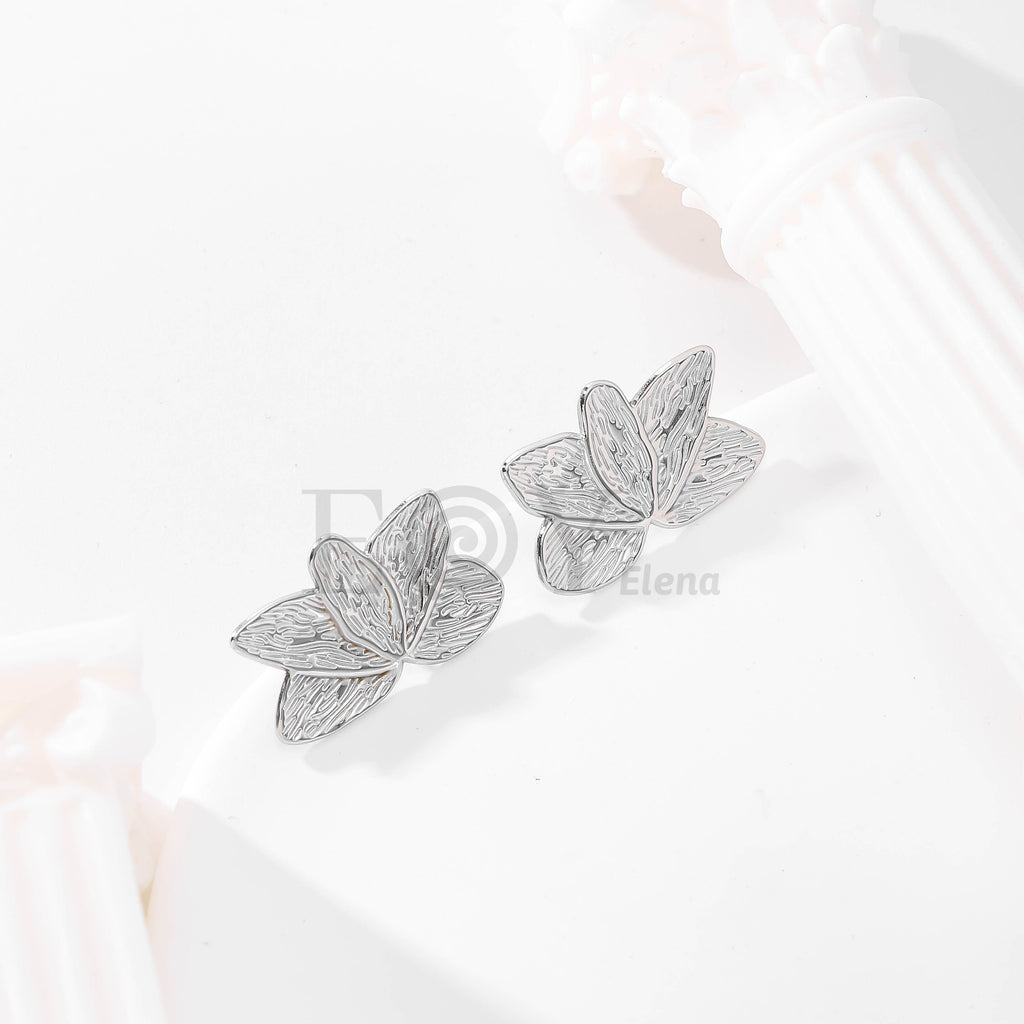 Pendientes flor grande