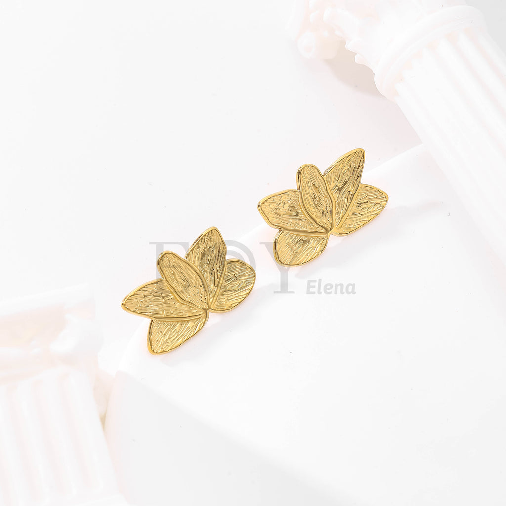 Pendientes flor grande