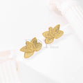 Pendientes flor grande