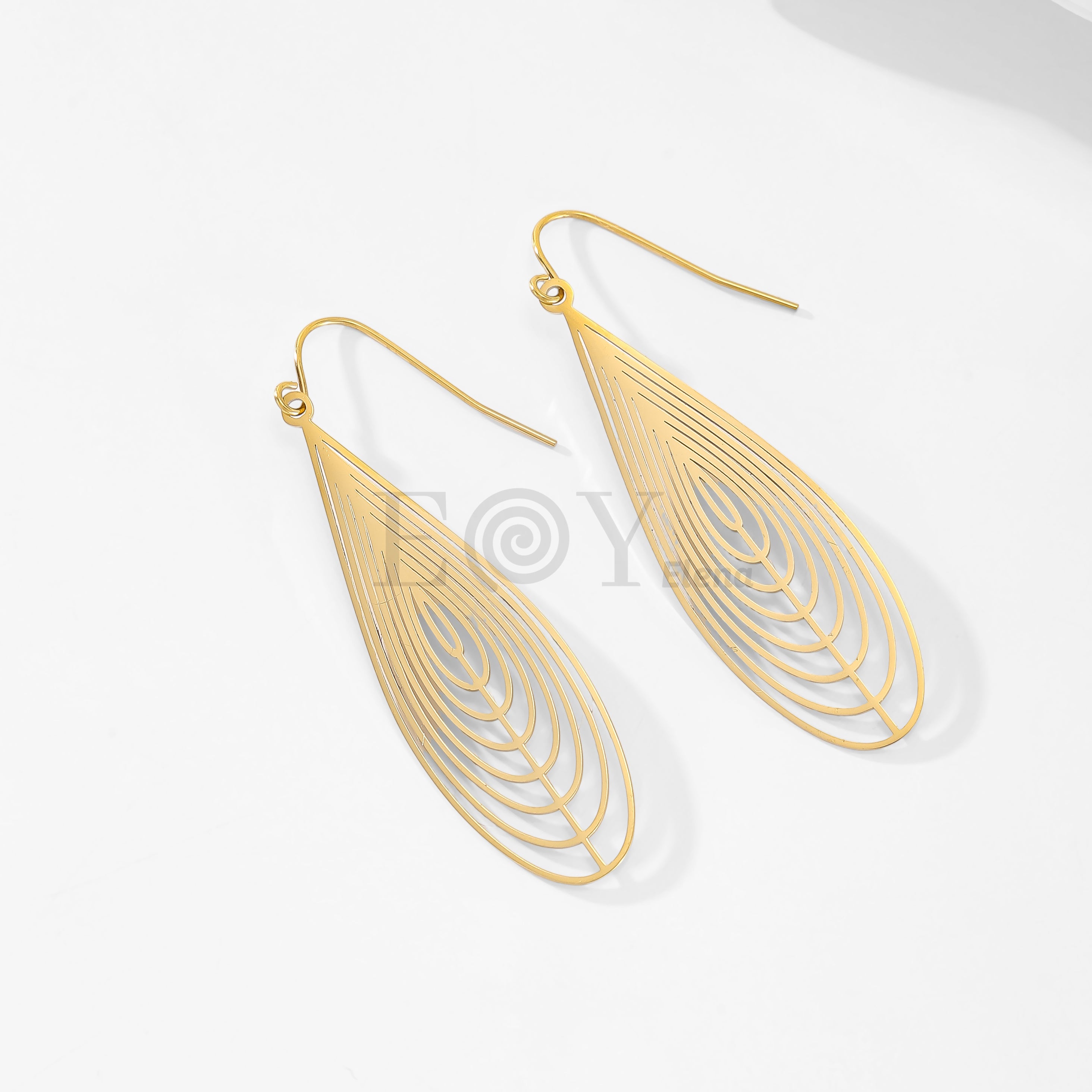 Pendientes de hoja