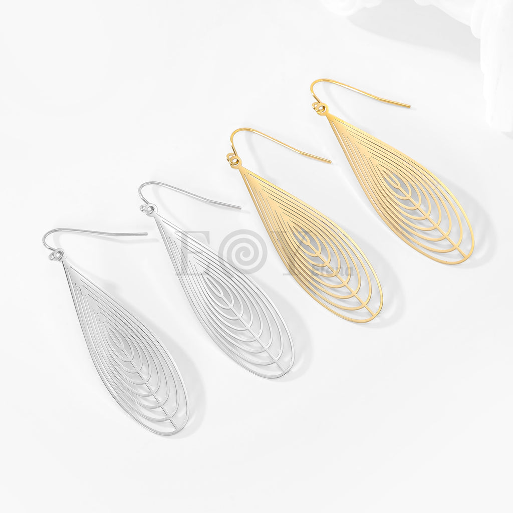 Pendientes de hoja