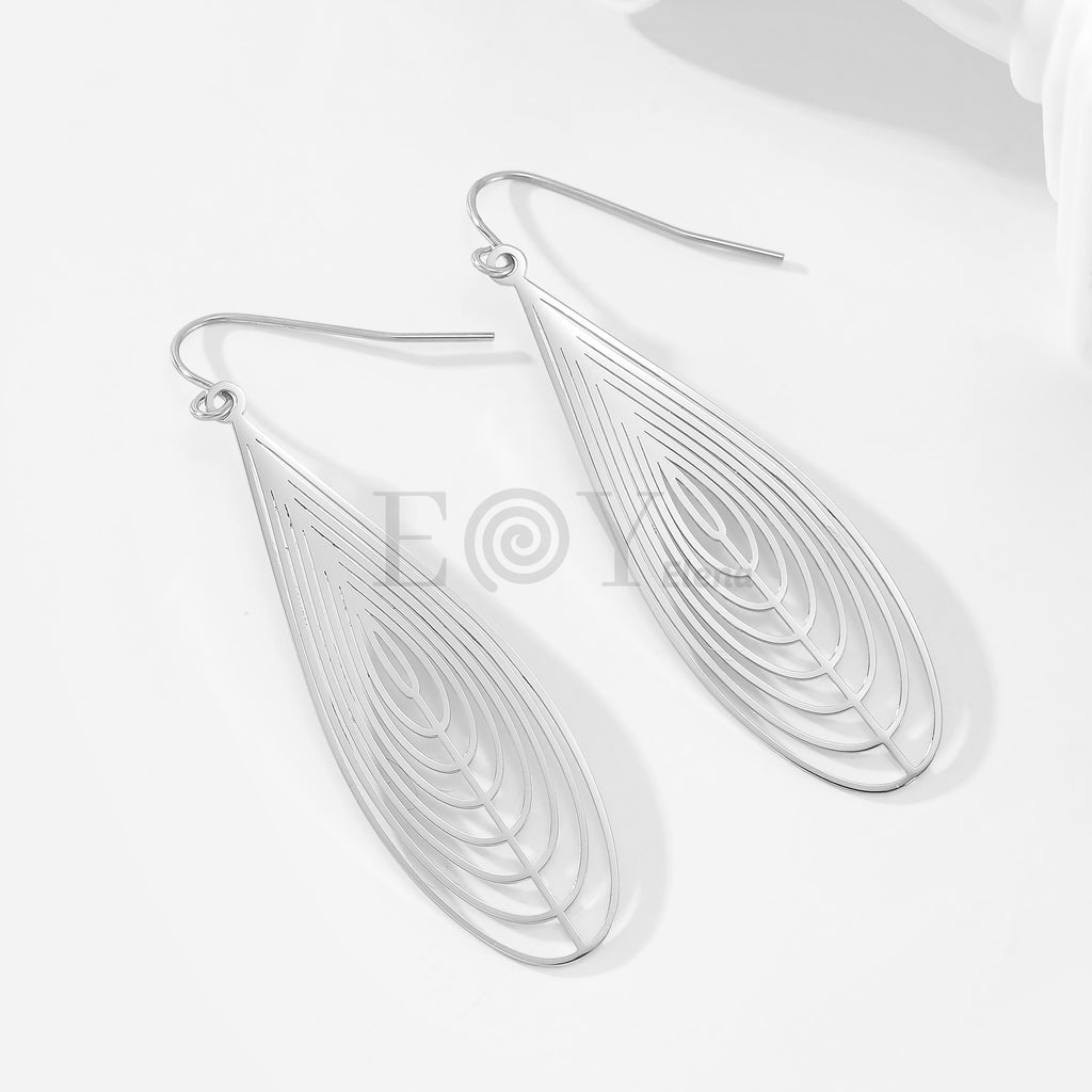 Pendientes de hoja