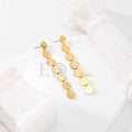 Pendientes largos de discos