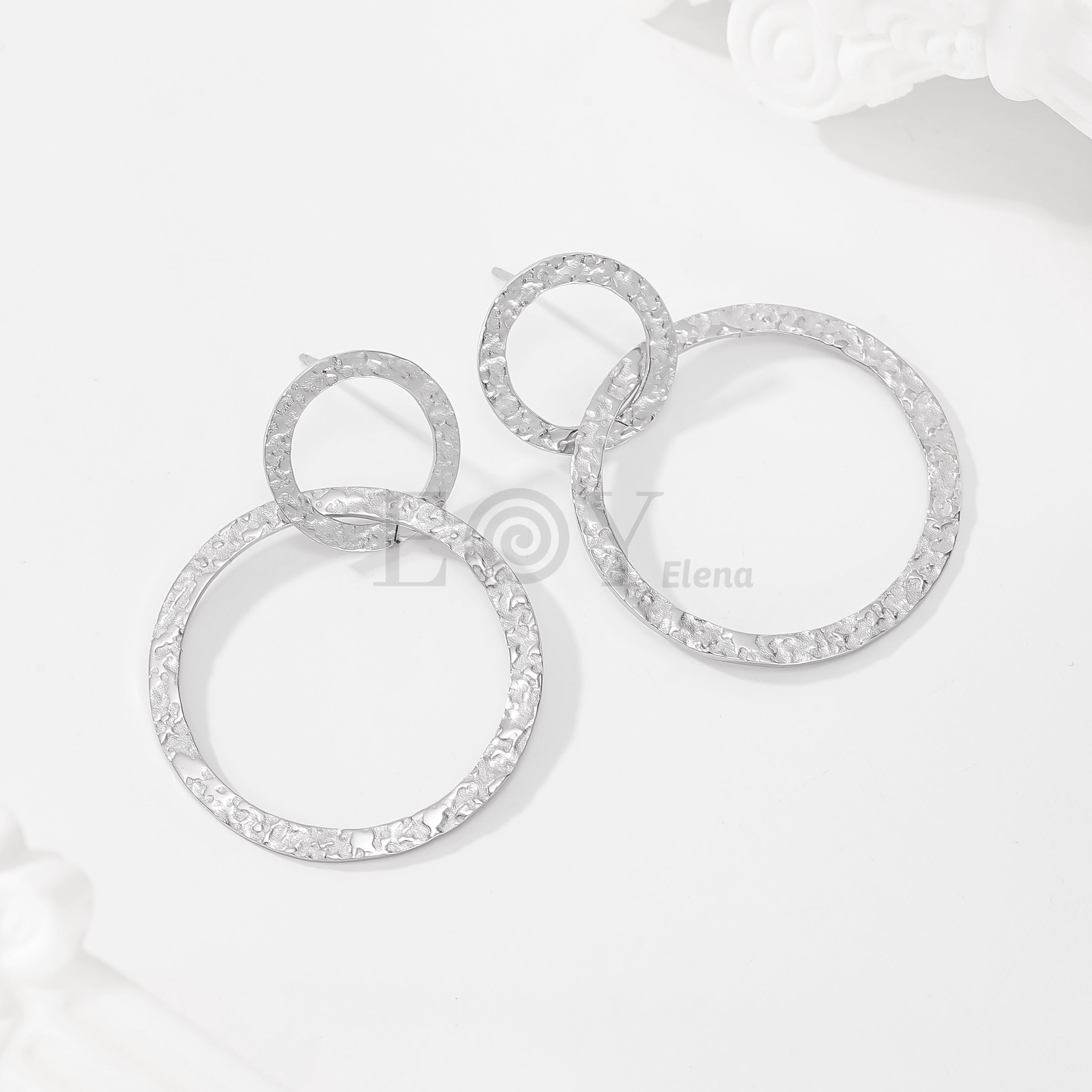 Pendientes doble aro