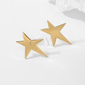 Pendientes estrella grande