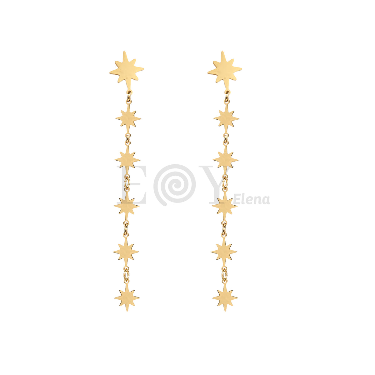 Pendientes largos soles acero