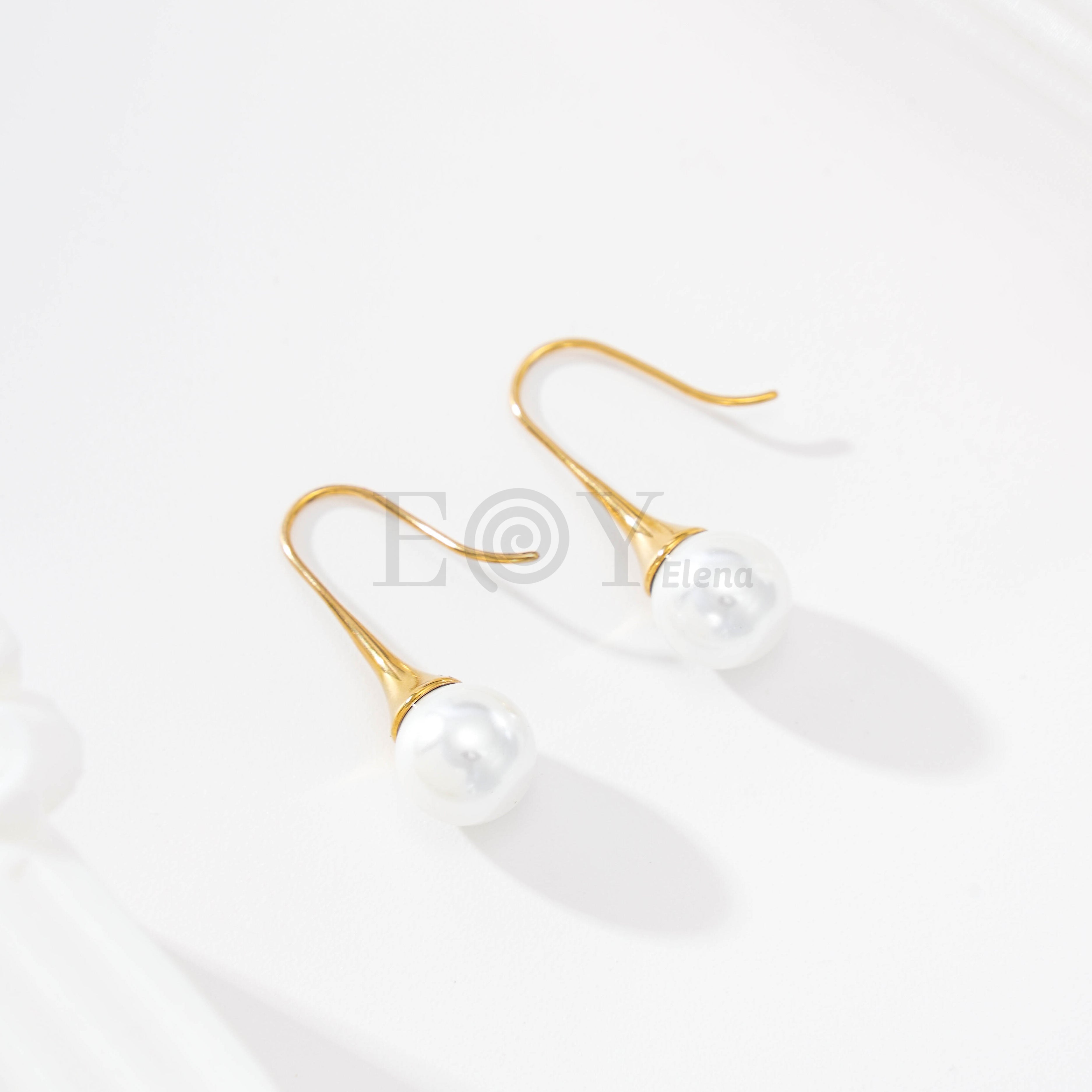 Pendientes con perla