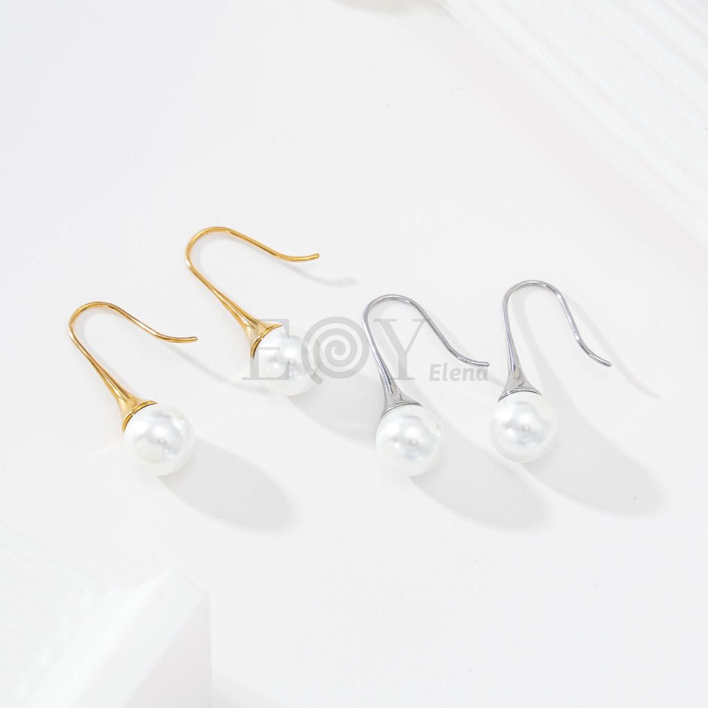 Pendientes con perla