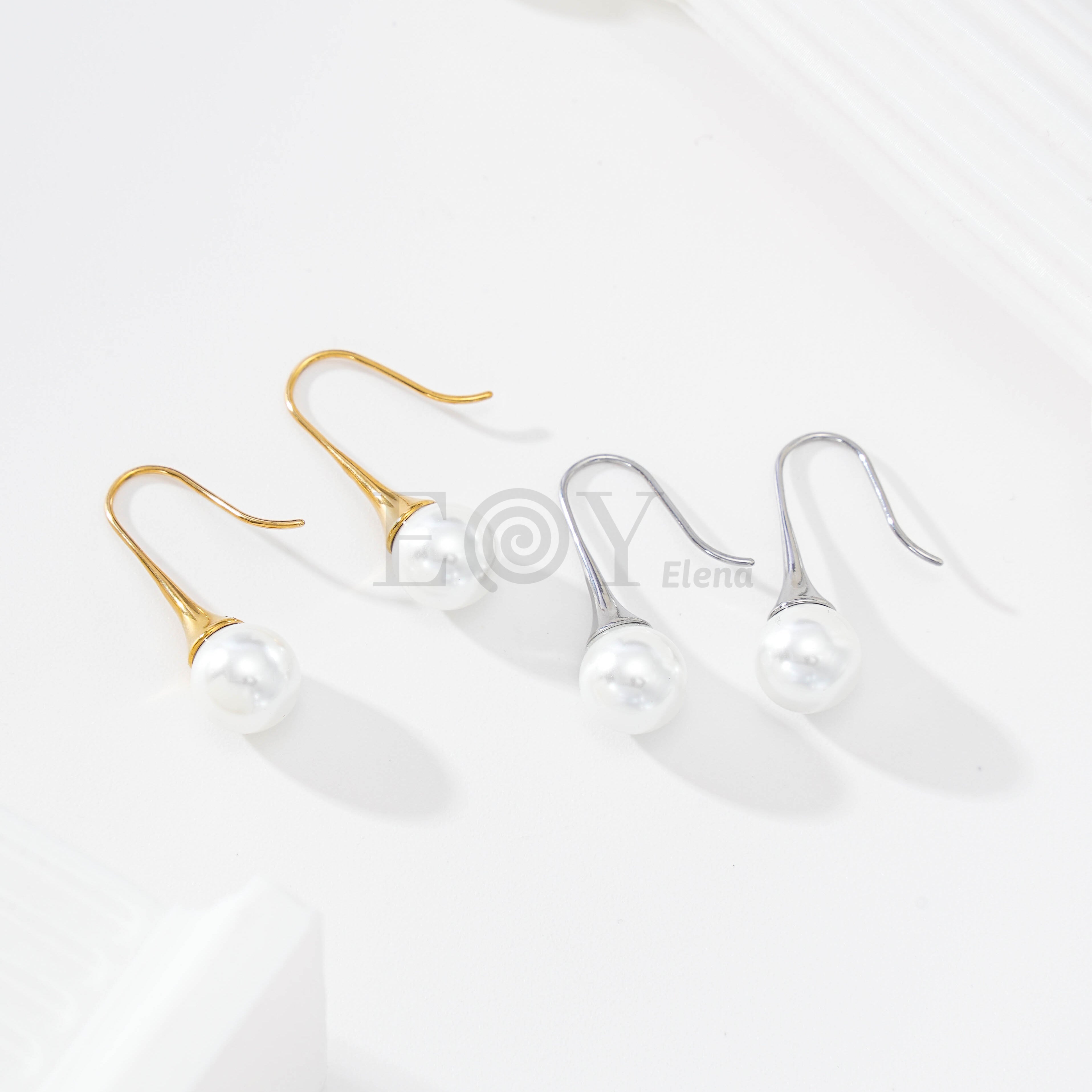 Pendientes con perla