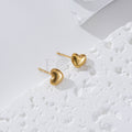 Pendientes corazón pequeño acero