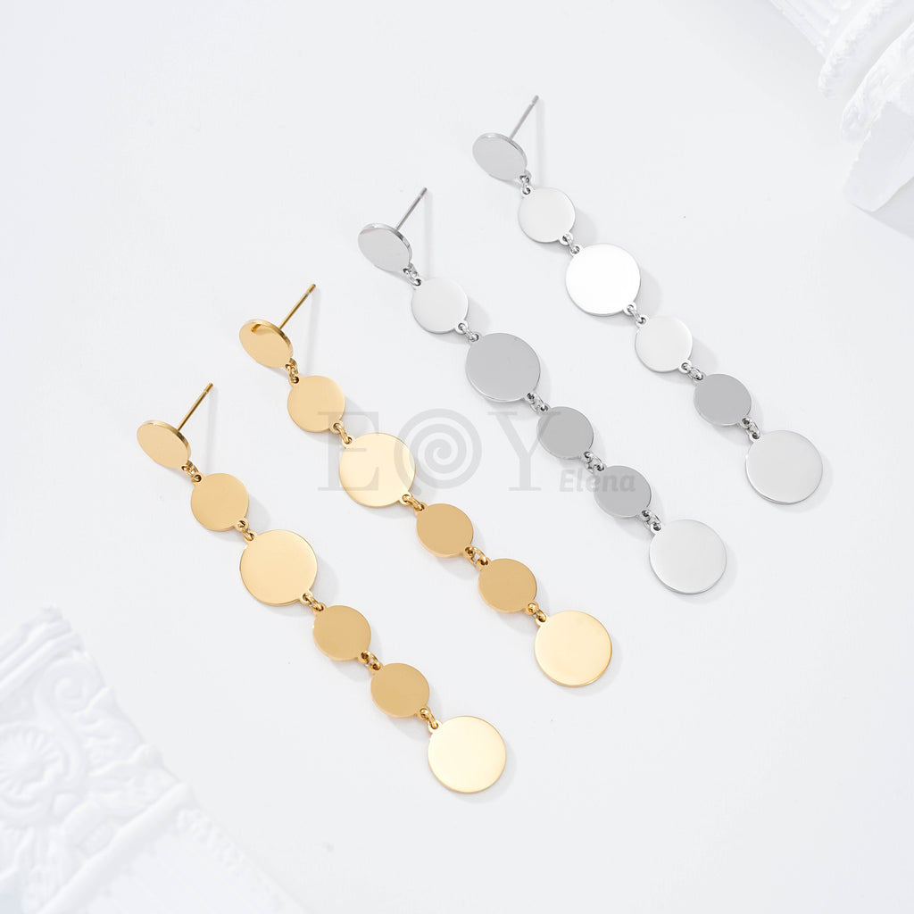 Pendientes largos chapas acero