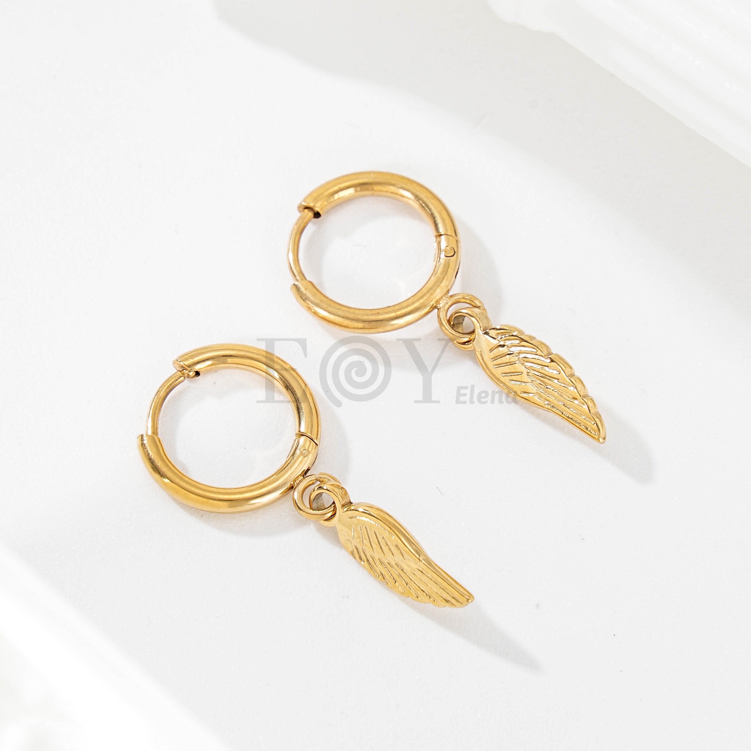 Pendientes Aro con Ala