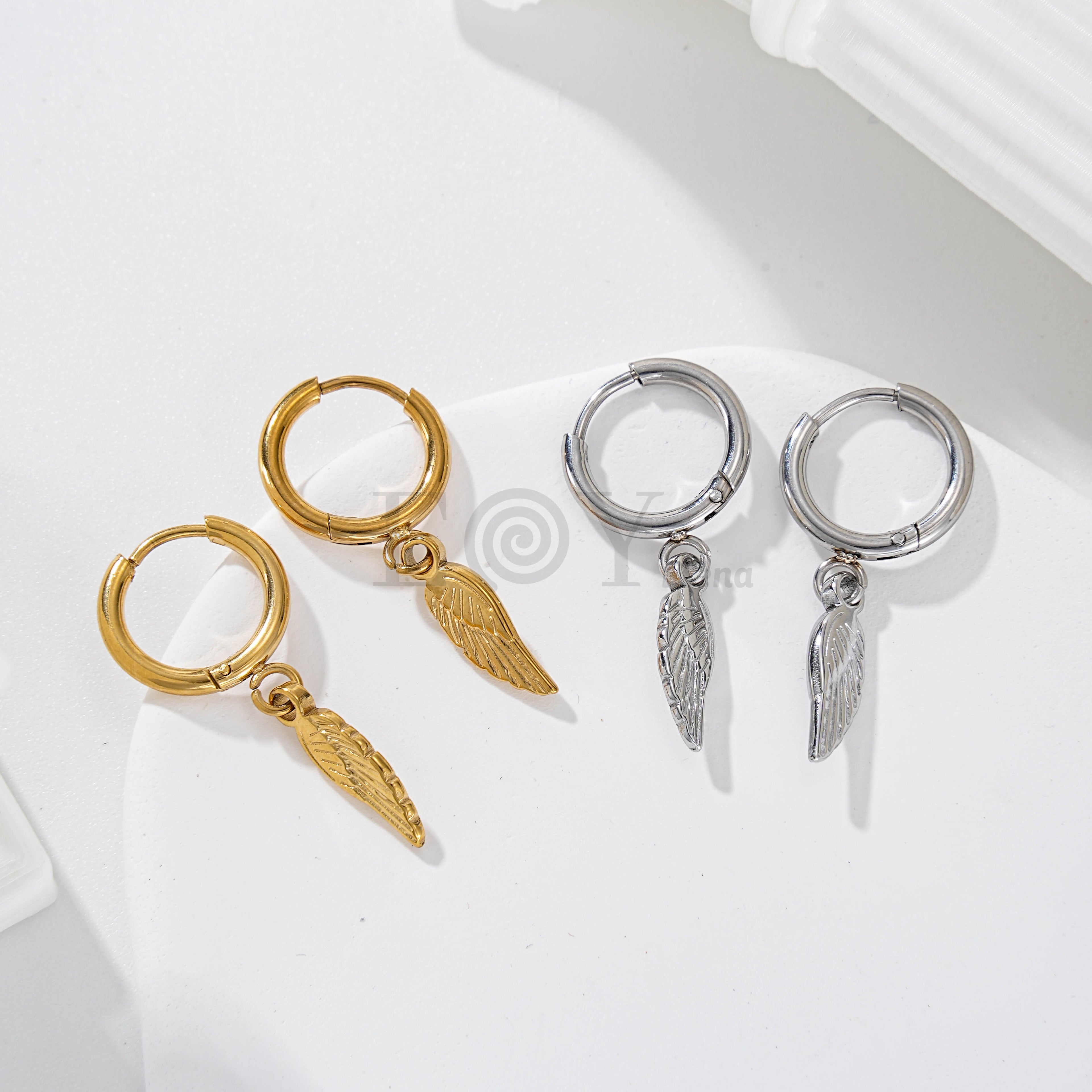 Pendientes Aro con Ala
