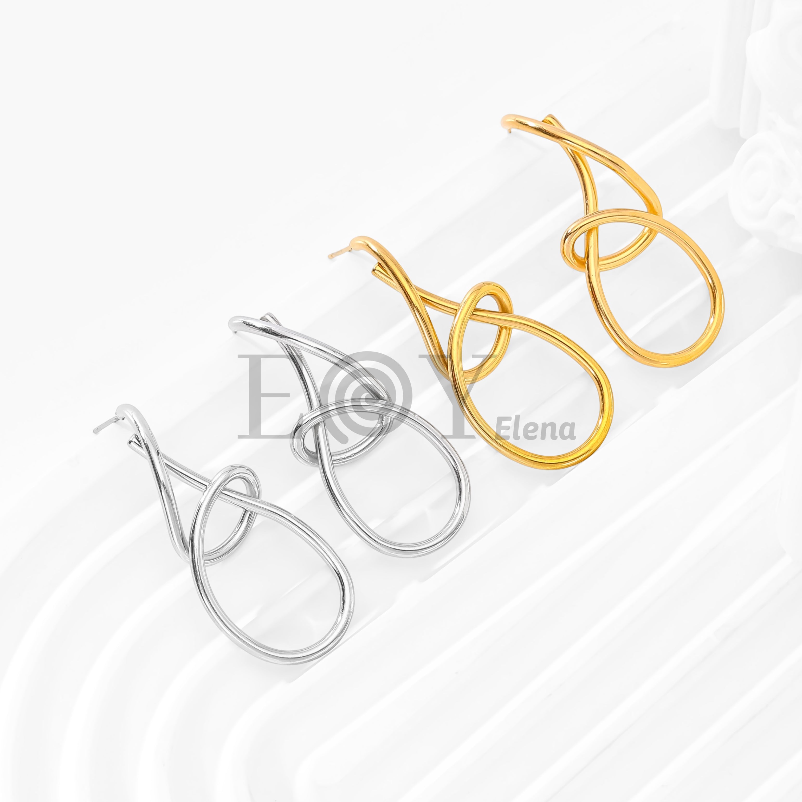 Pendientes forma irregular