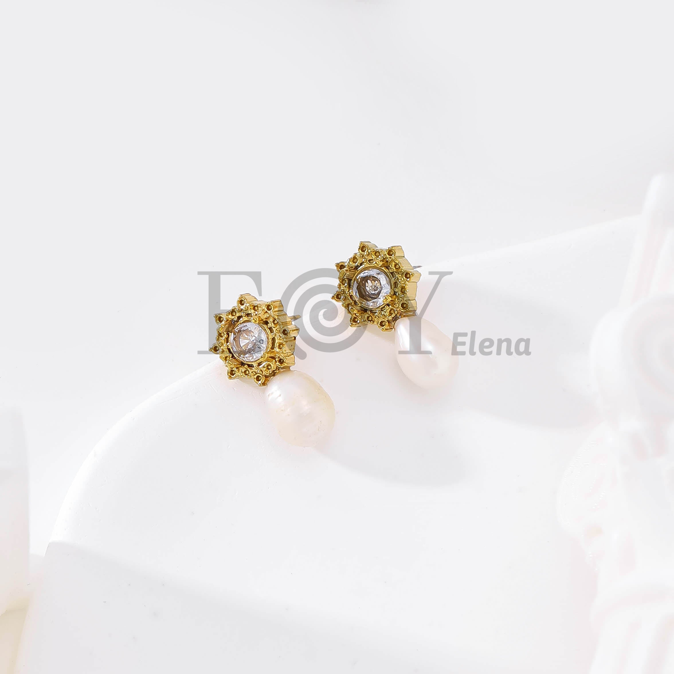 Pendientes Sol de Perla