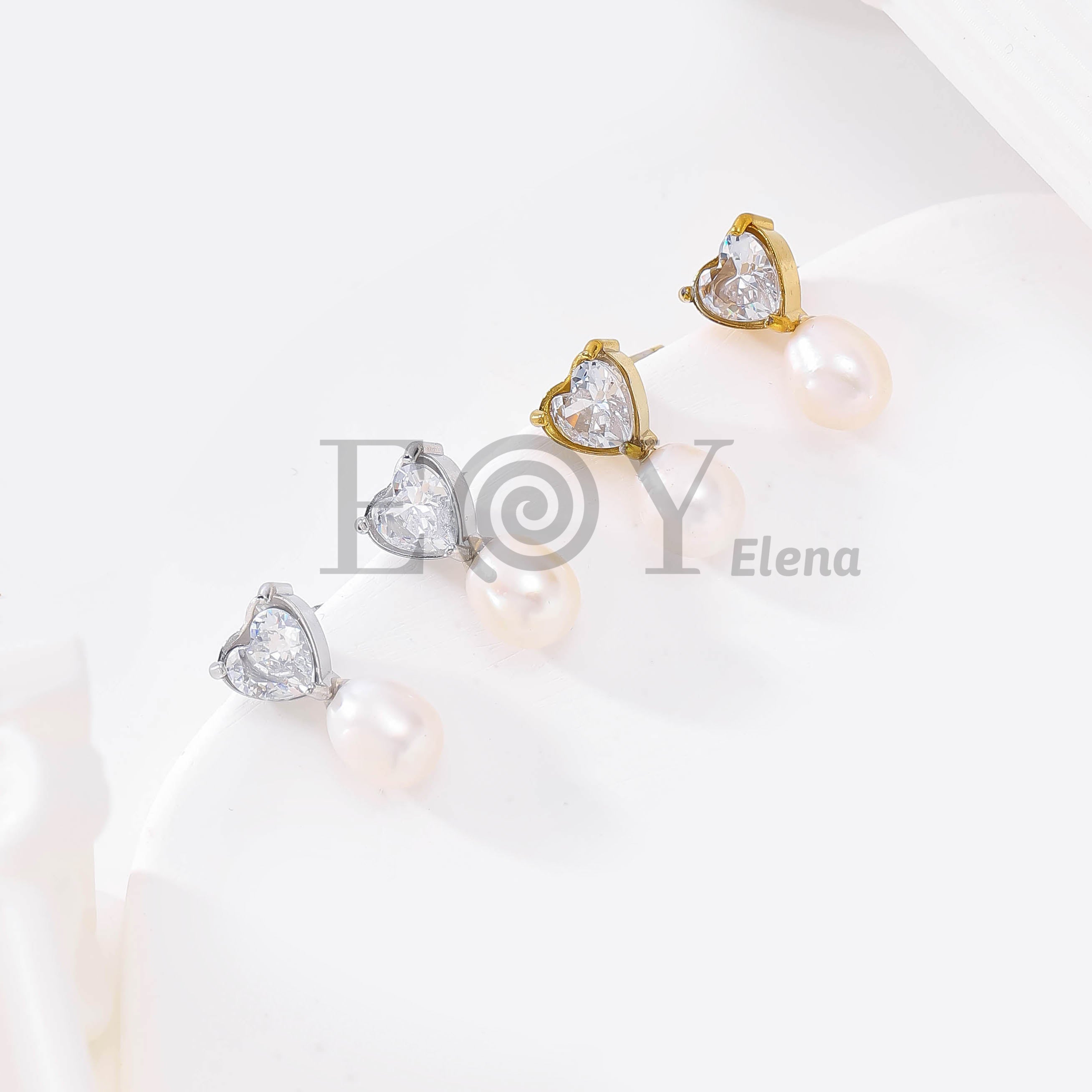 Pendientes Corazón de Perla