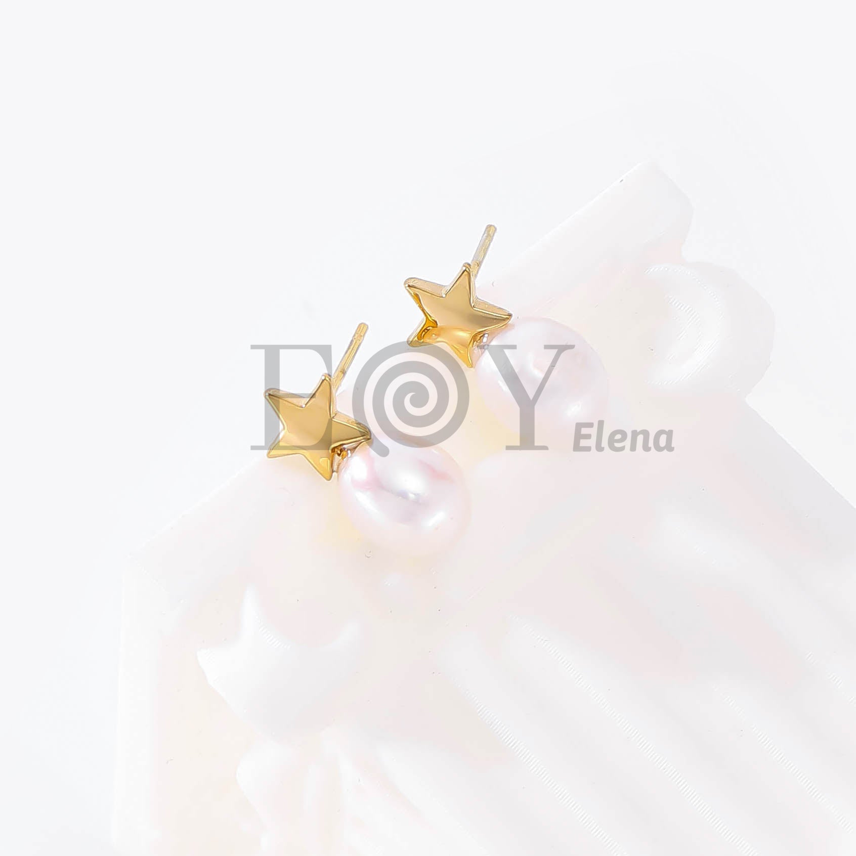 Pendientes Estrella de Perla