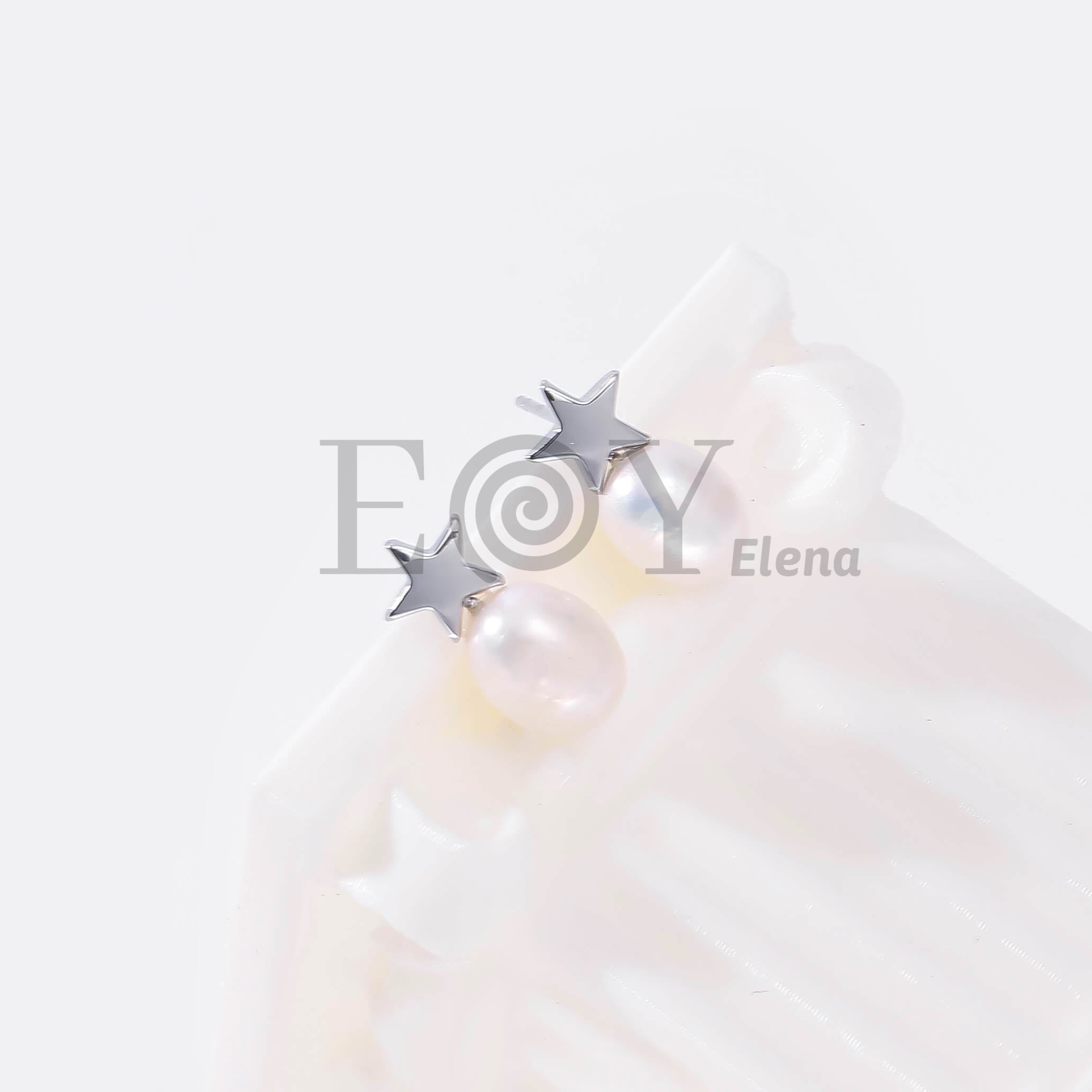 Pendientes Estrella de Perla