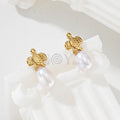 Pendientes Tortuga con Perla