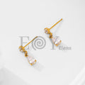 Pendientes circonita y lágrima