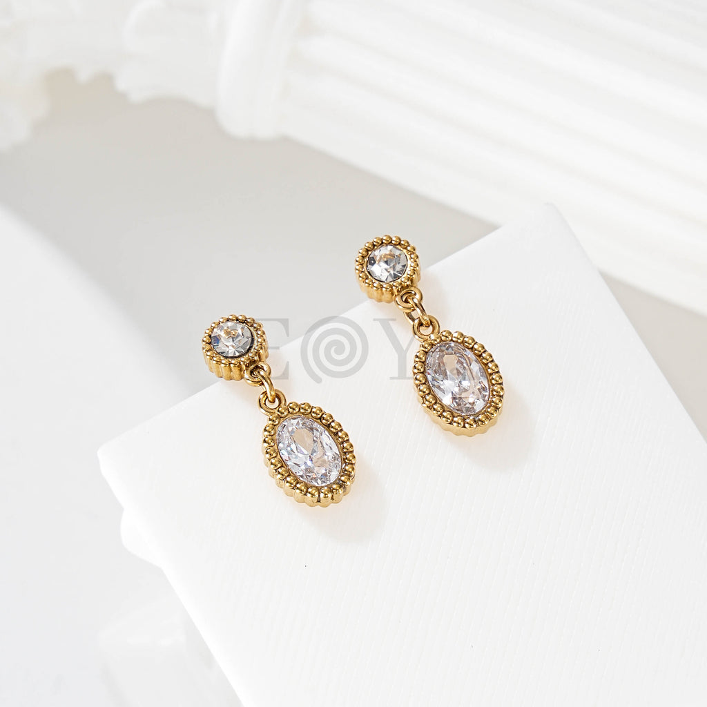 Pendientes Ovalados Vintage