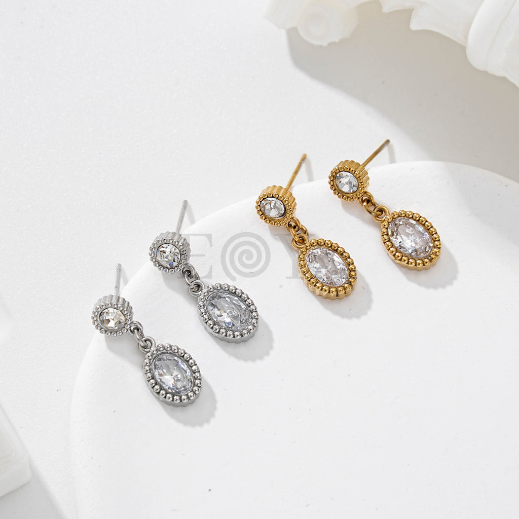Pendientes Ovalados Vintage