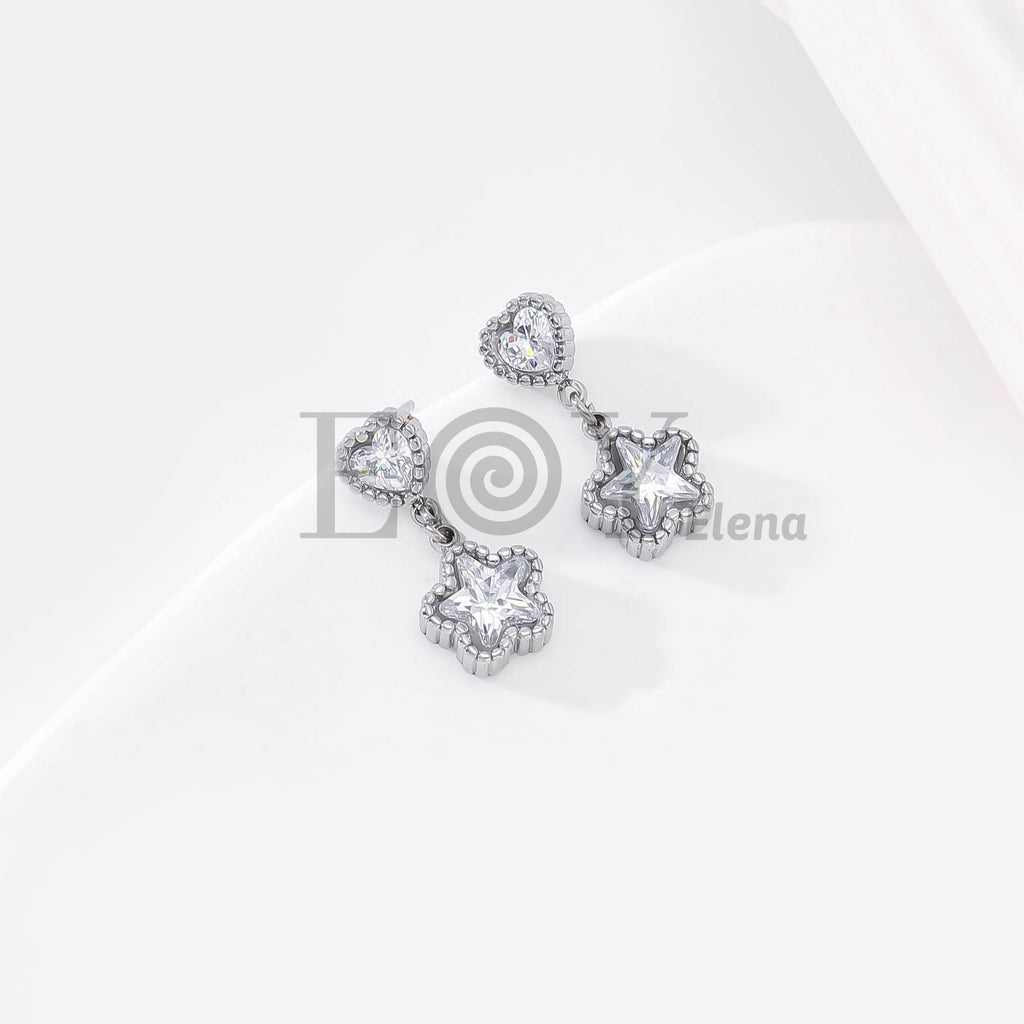 Pendientes Corazón y Estrella