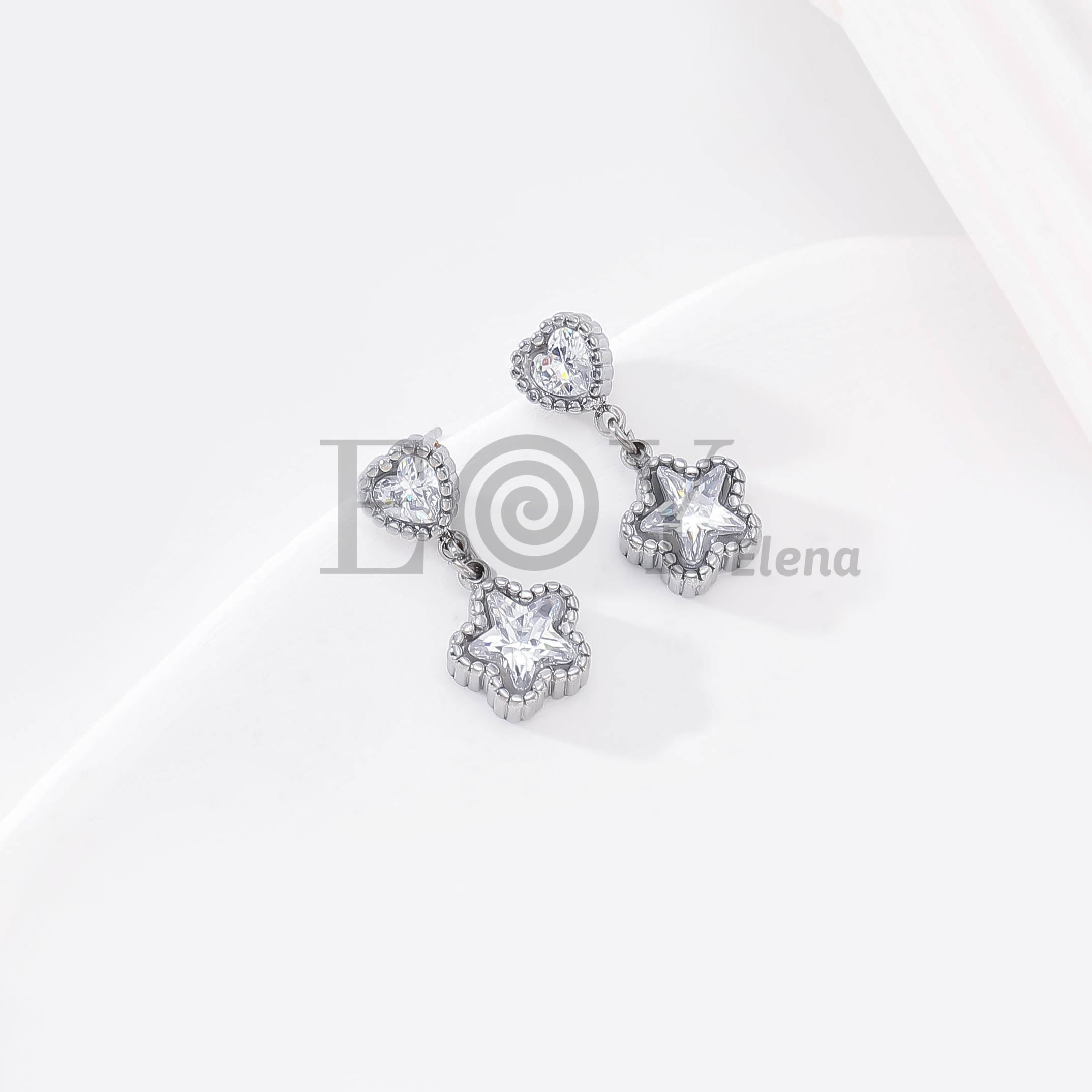 Pendientes Corazón y Estrella