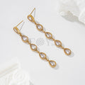 Pendientes Largos Gota Multicolor