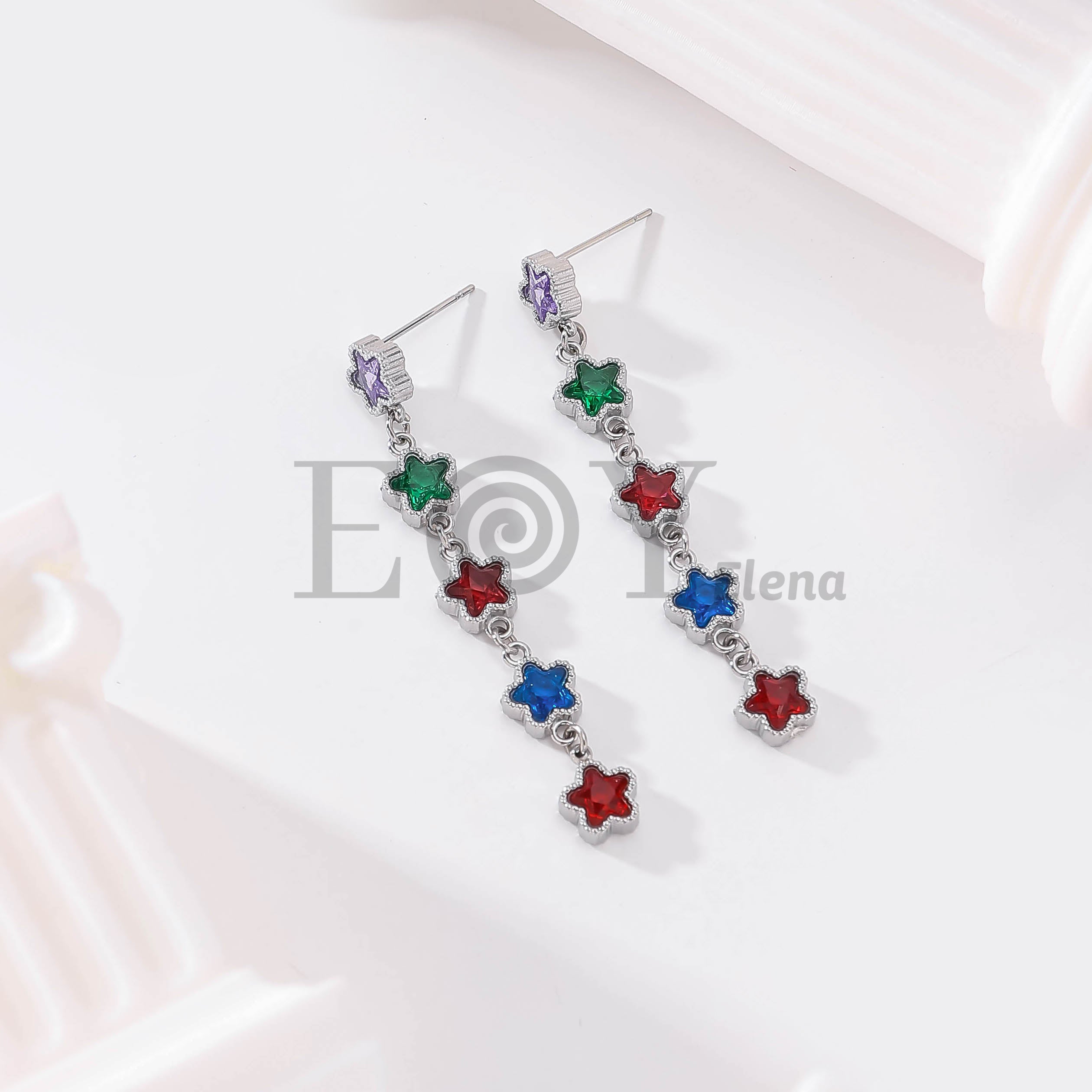 Pendientes Estrellas Cascada