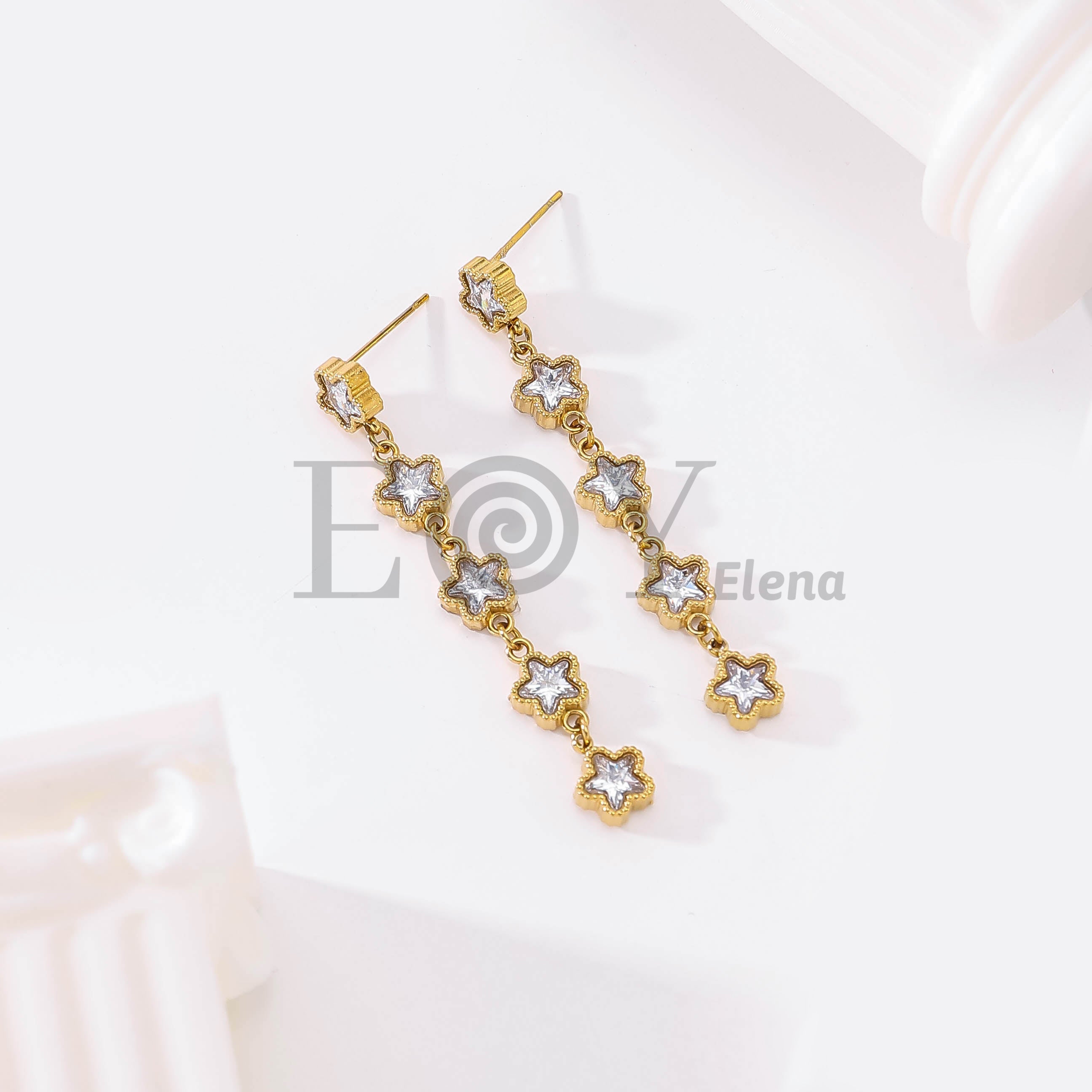Pendientes Estrellas Cascada