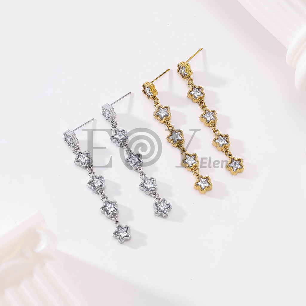 Pendientes Estrellas Cascada