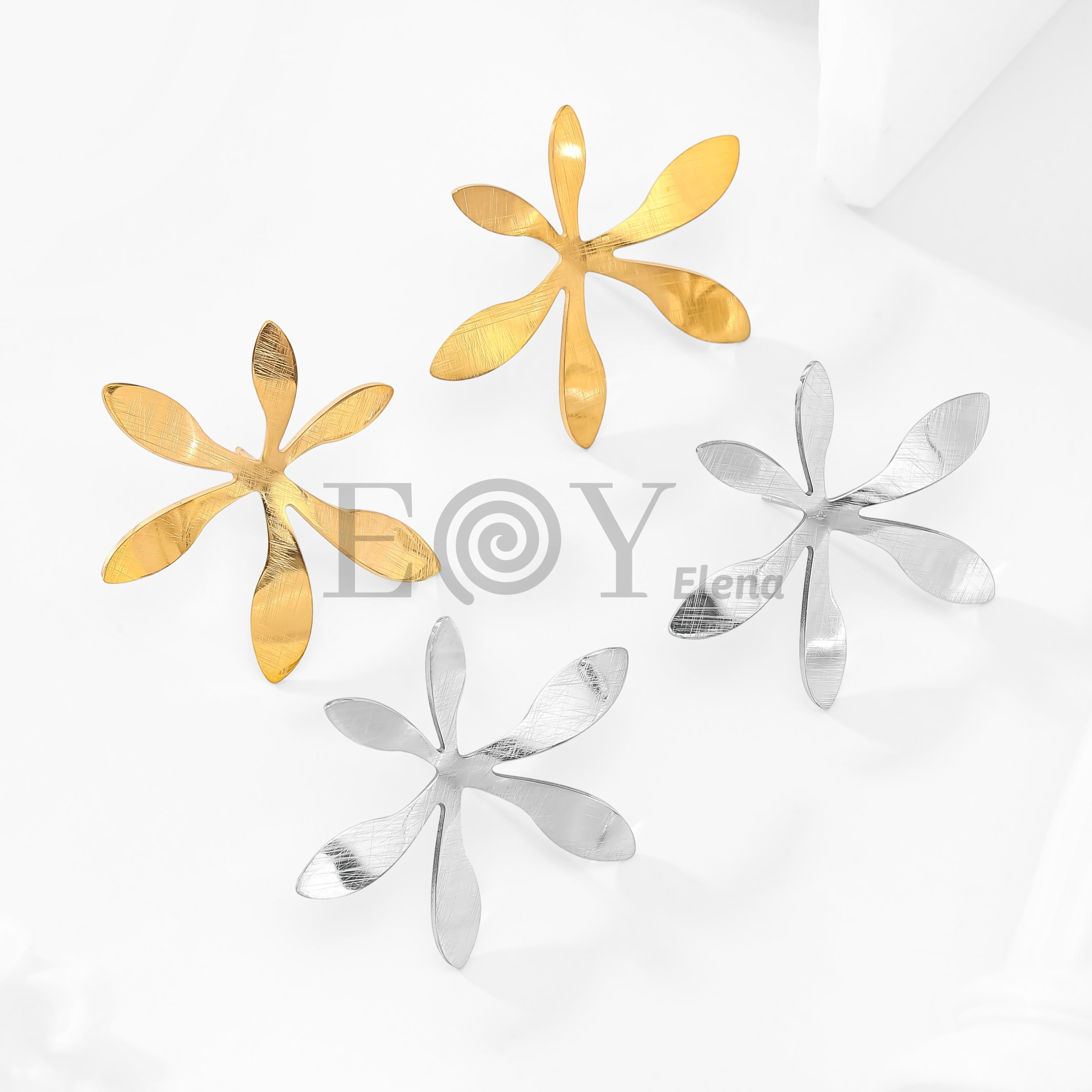 Pendientes flor