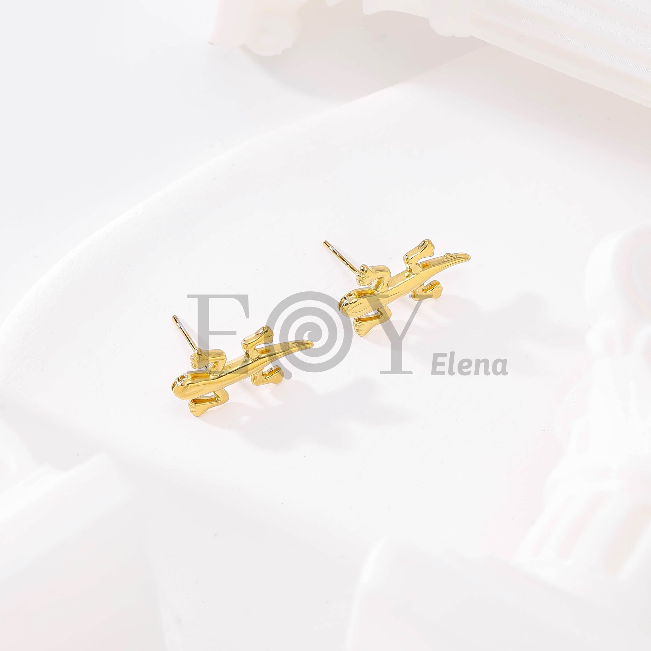 Pendientes Lagartija
