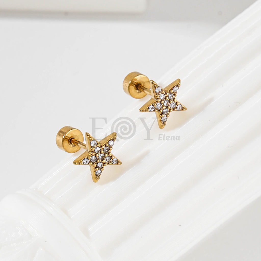 Pendientes Estrella Brillante