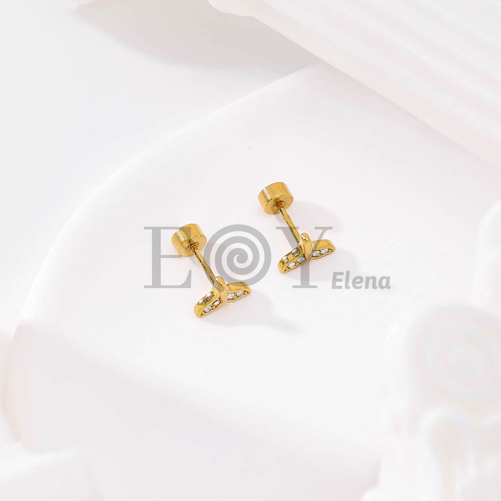 Pendientes Cola de Sirena con Circonitas