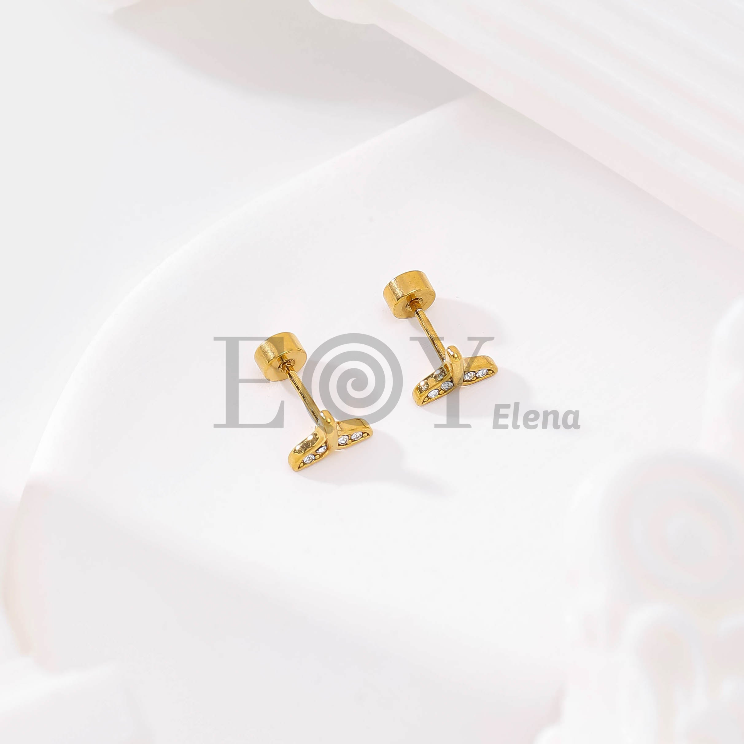 Pendientes Cola de Sirena con Circonitas