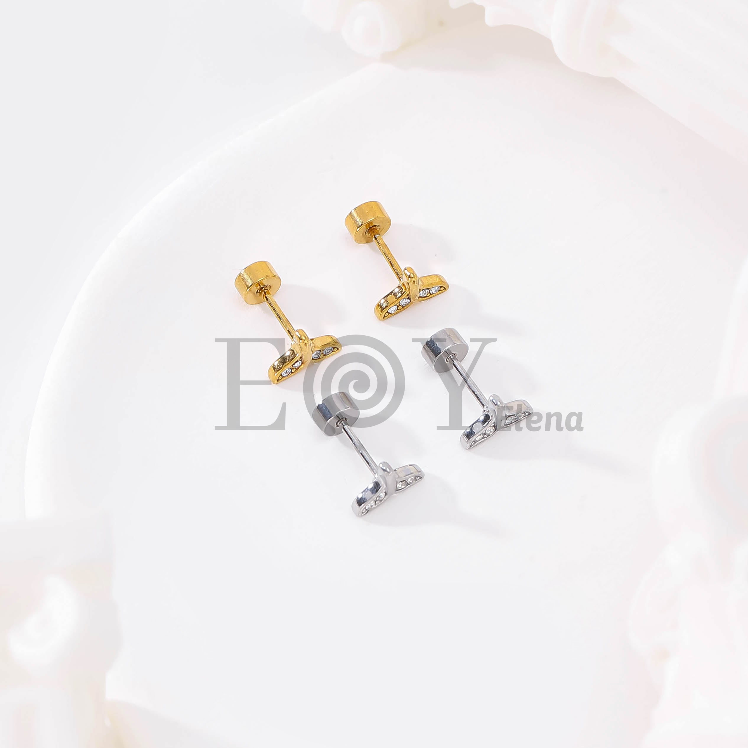 Pendientes Cola de Sirena con Circonitas
