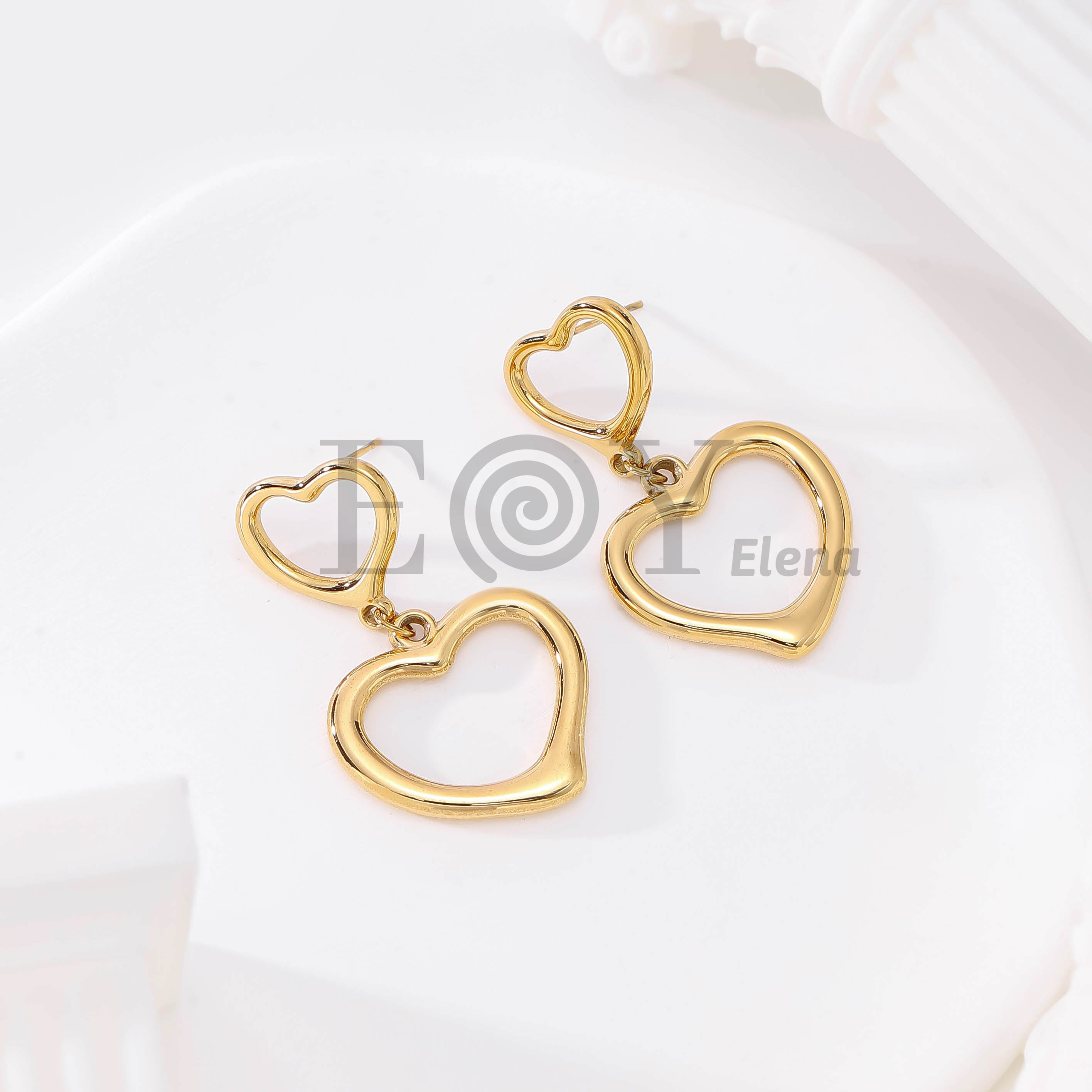 Pendientes Corazón Infinito
