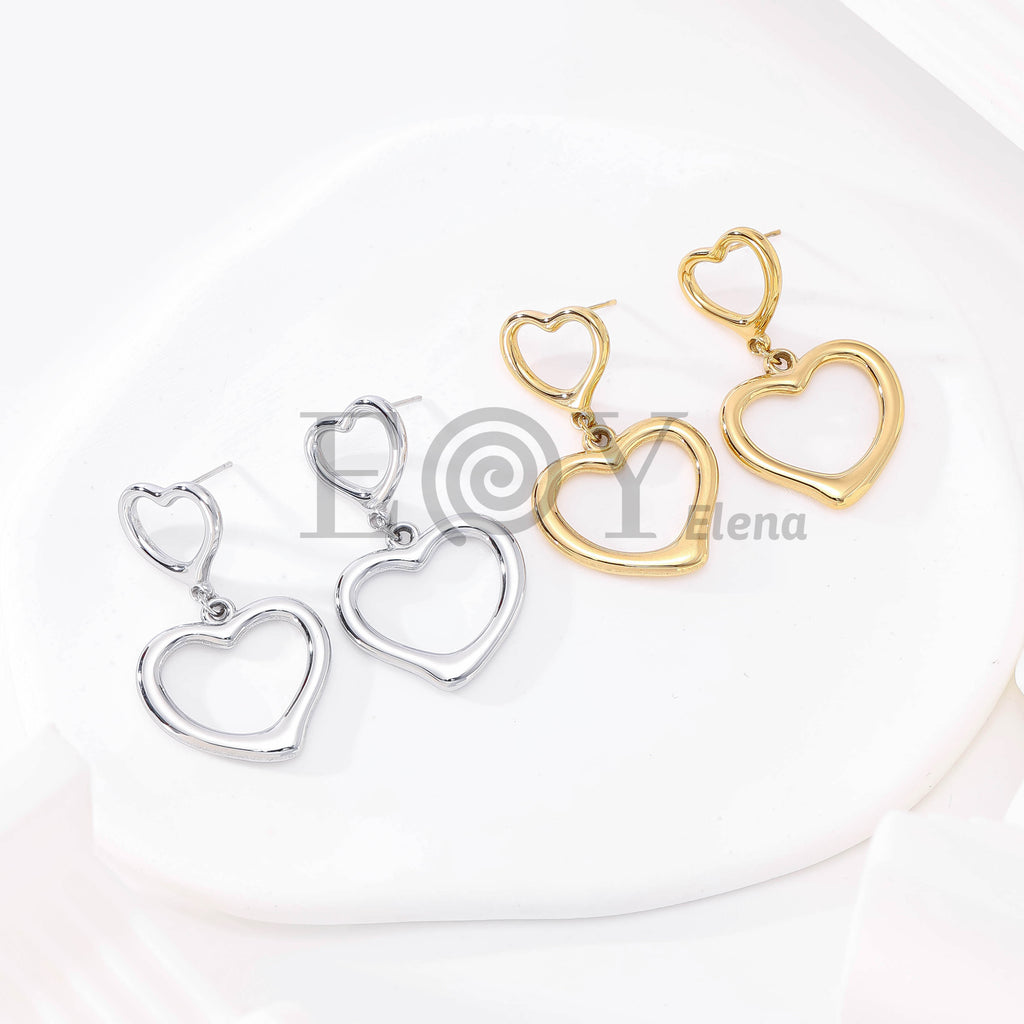 Pendientes Corazón Infinito