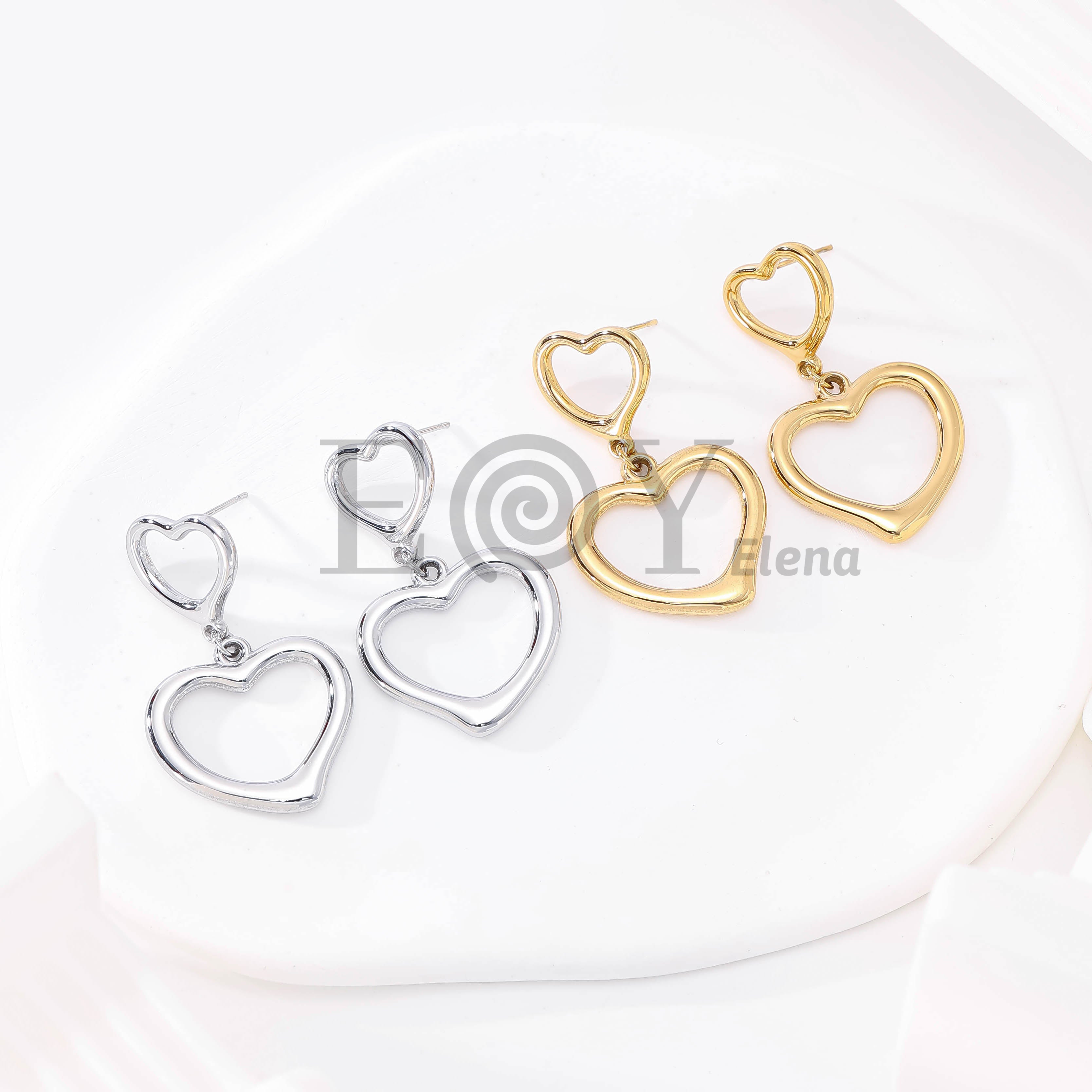 Pendientes Corazón Infinito