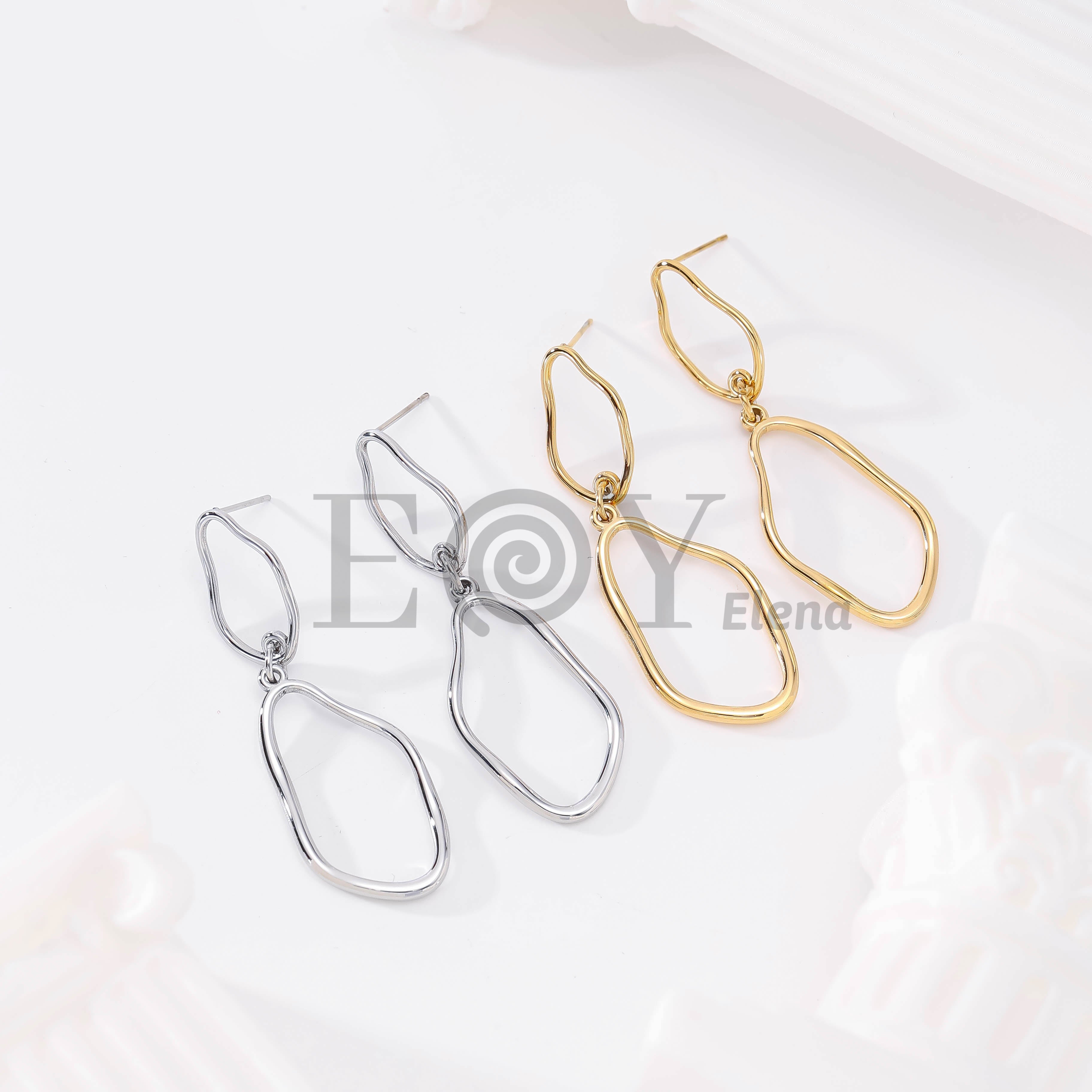Pendientes Ondulados Geométricos