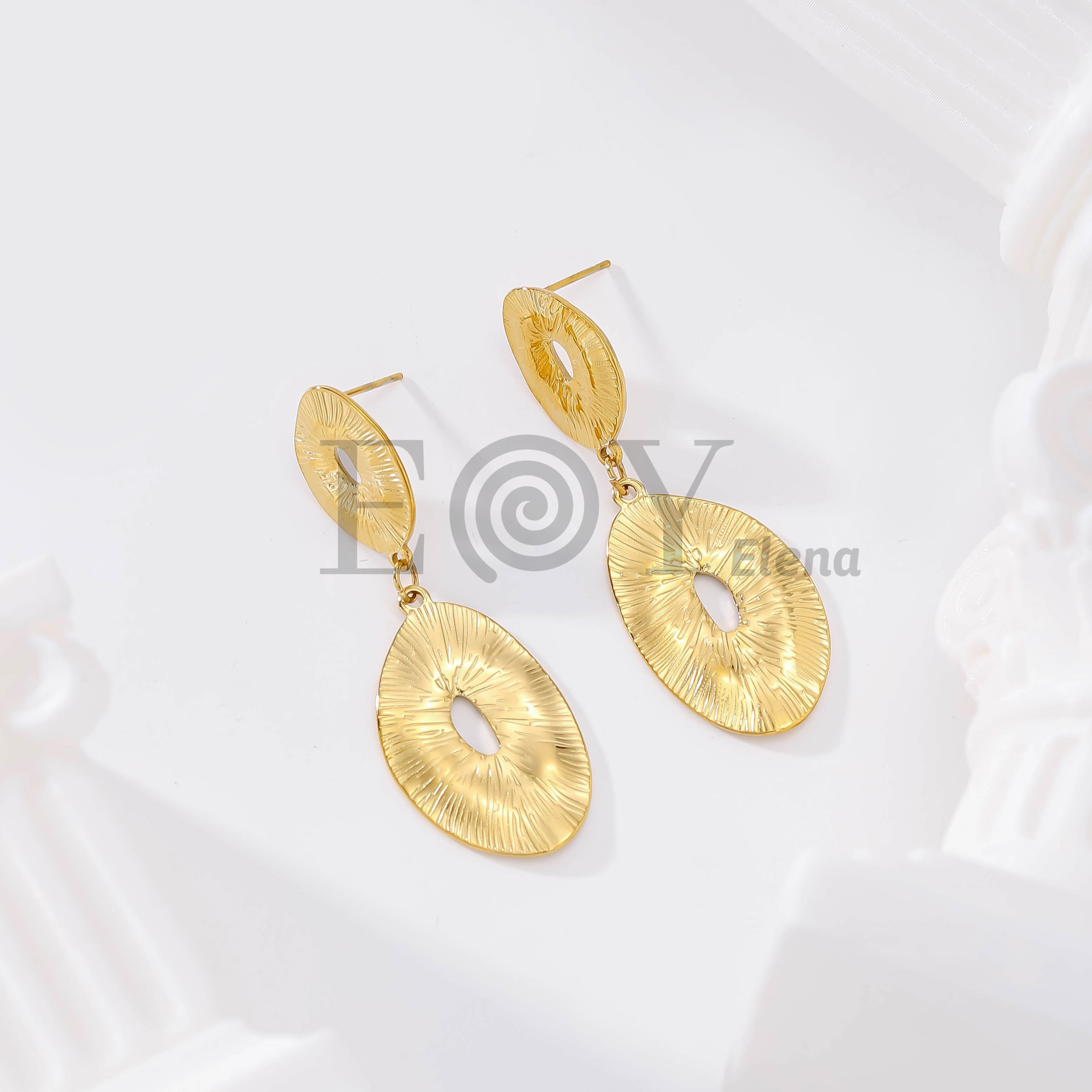 Pendientes Eclipse Dorado