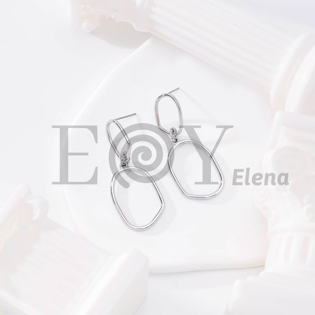 Pendientes Óvalo Minimal