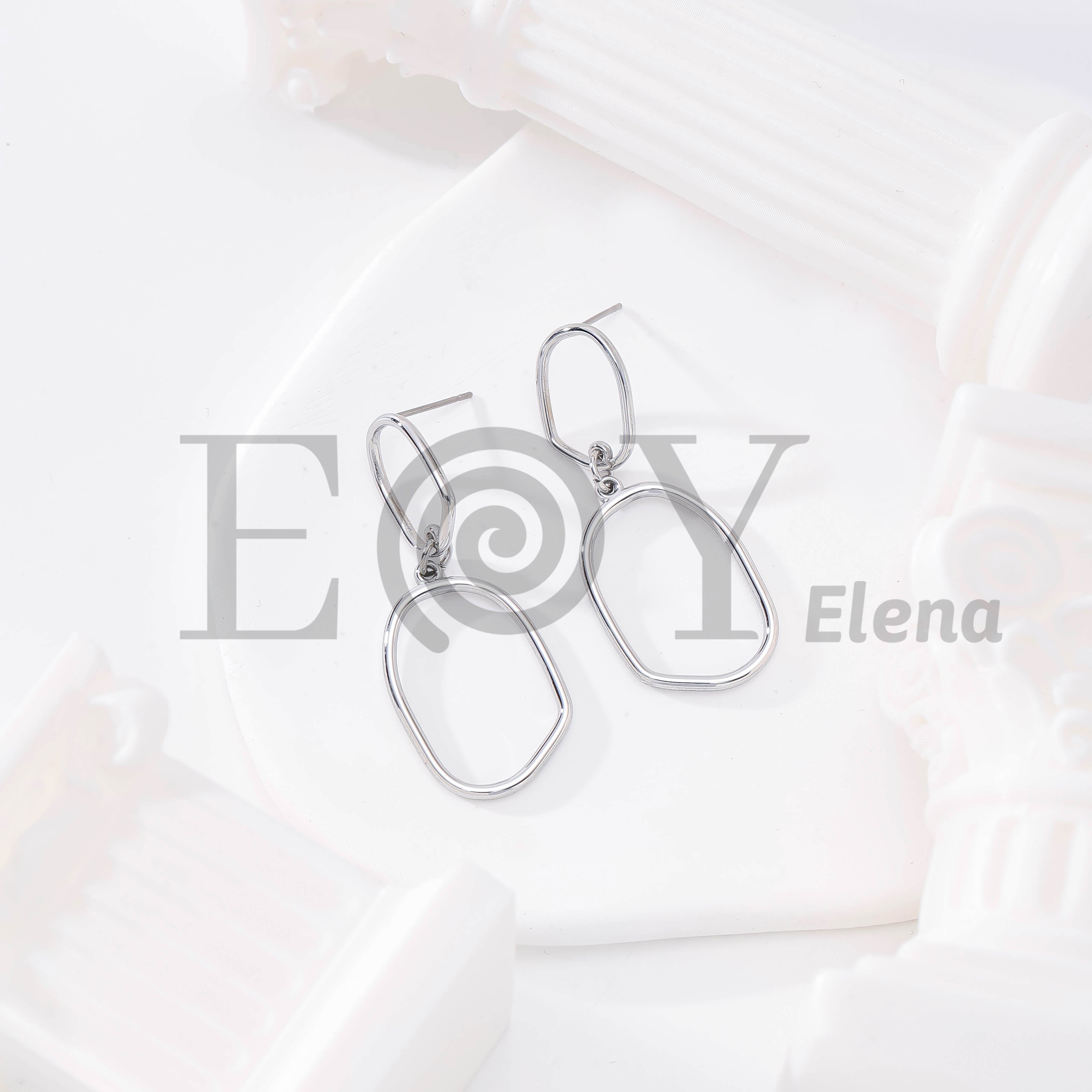 Pendientes Óvalo Minimal