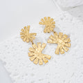 Pendientes doble textura