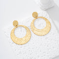 Pendientes de chapa con hueco
